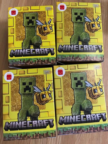ハッピーセット 4つ マインクラフト おもちゃのみ