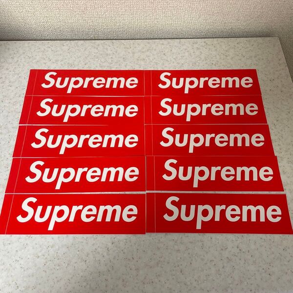 supreme シュプリーム ステッカー 10枚 ボックスロゴ