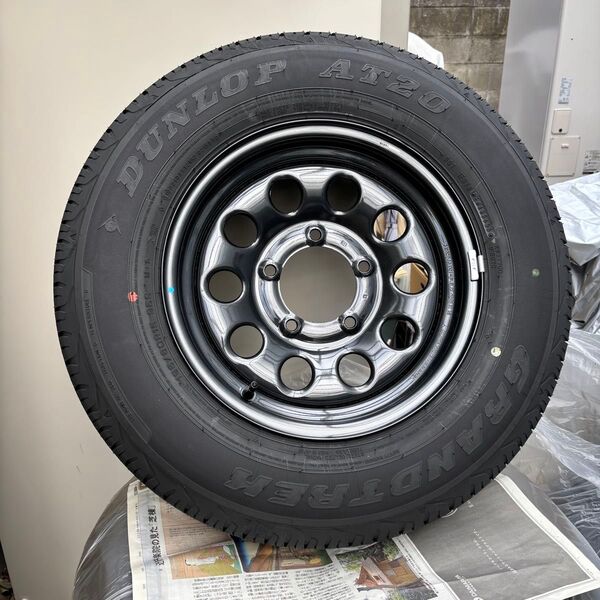 新車外し ジムニーシエラ 純正 タイヤ&ホイール スペアタイヤ 195/80R15 JB74 jimny ジムニー suzuki