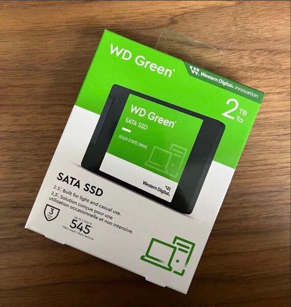 未開封/2.5インチ SATA 6Gb/s SSD/WD/2TB/返品返金対応/納品書発行可/(商品説明文ご確認ください)