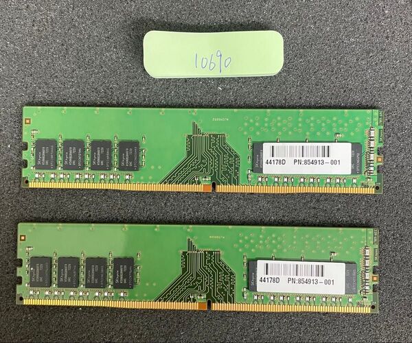 10690/中古品/デスクトップメモリ-16GB/SKhynix /8GB-DDR4-2400T 2枚セット/動作確認済み