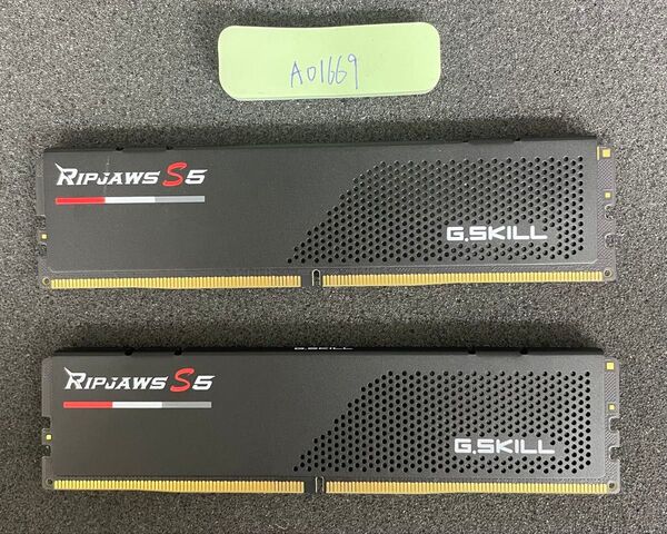 A01669/中古品/デスクトップメモリ-32GB/G.SKILL/16GB-DDR5-6000 2枚セット/動作確認済