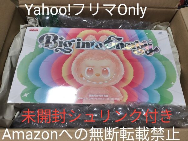 【未開封新品シュリンク付き】THE MONSTERS Big into Energyシリーズ ぬいぐるみ アソート 6個入BOX