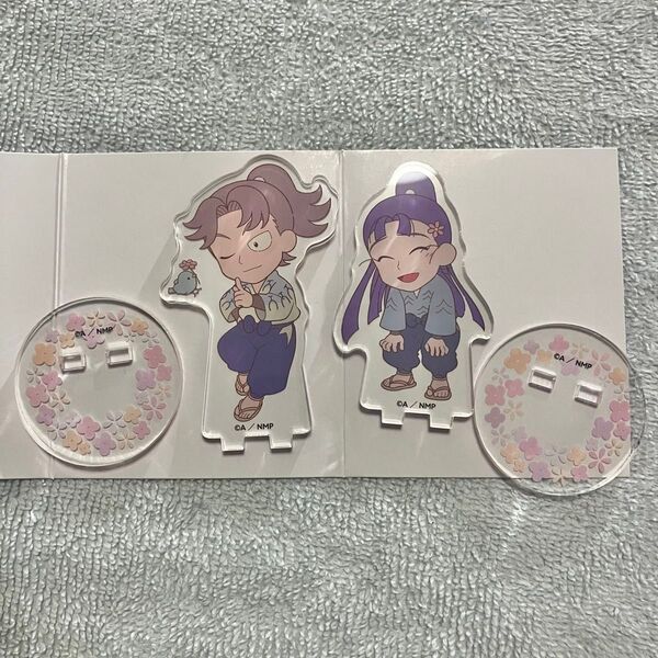 忍たま乱太郎 アニメイトカフェ アニカフェ 花いっぱいの春がきた!の段 ミニアクリルスタンド 山田利吉 立花仙蔵