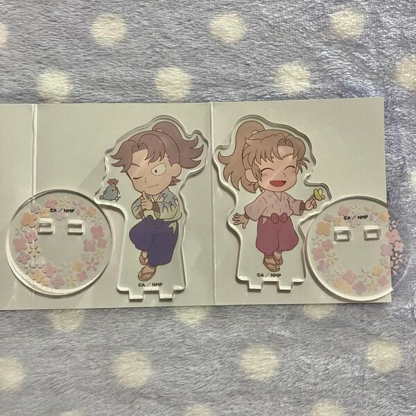忍たま乱太郎 アニメイトカフェ アニカフェ 花いっぱいの春がきた!の段 ミニアクリルスタンド 山田利吉 善法寺伊作