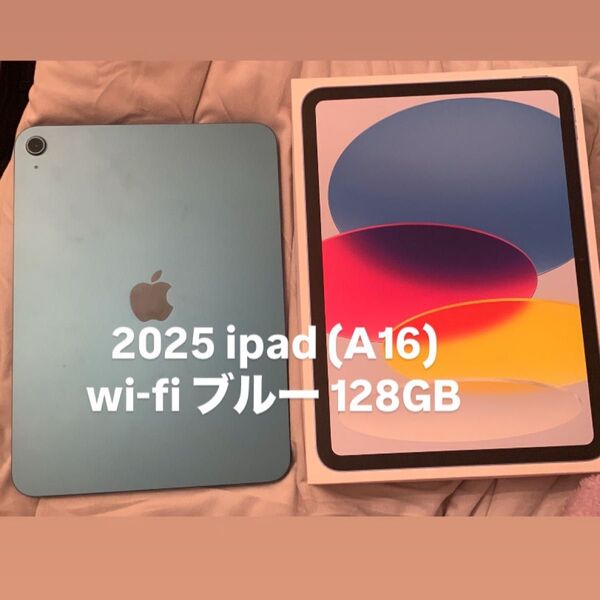11インチ iPad Wi-Fi 128GB ブルー 2025年モデル Apple