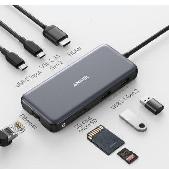 Anker PowerExpand 8-in-1 USB-C PD 10Gbps データ ハブ