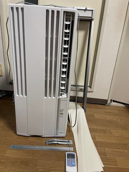 美品 2024年式窓用エアコン CORONA コロナ CW-1624R ウインドエアコン 冷房専用 クーラー