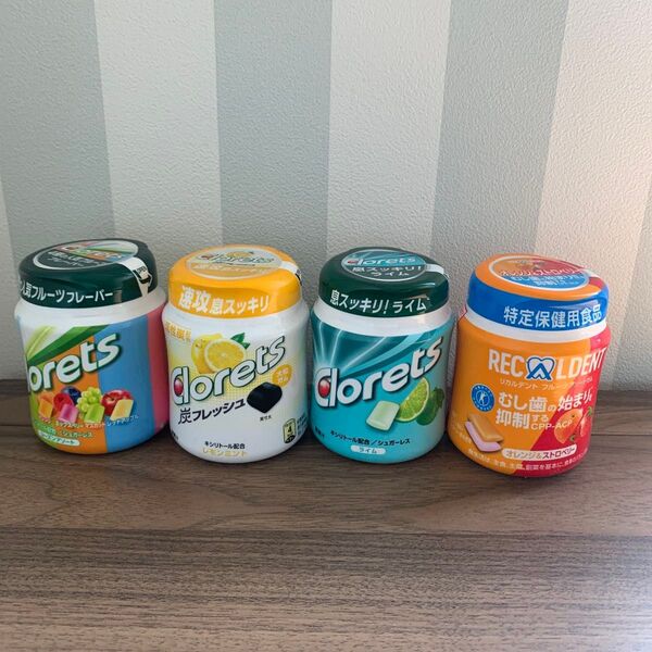 クロレッツ ボトルガム 3種類 リカルデントボトルガム オレンジ&ストロベリー