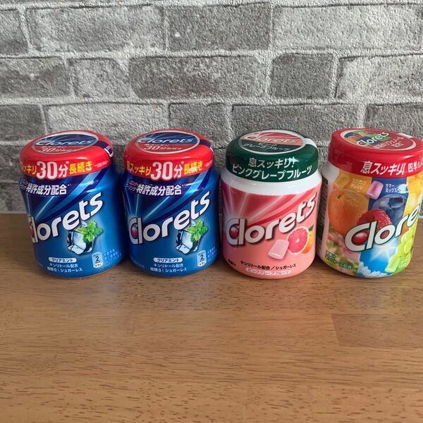 クロレッツ ボトルガム 4個セット モンデリーズ
