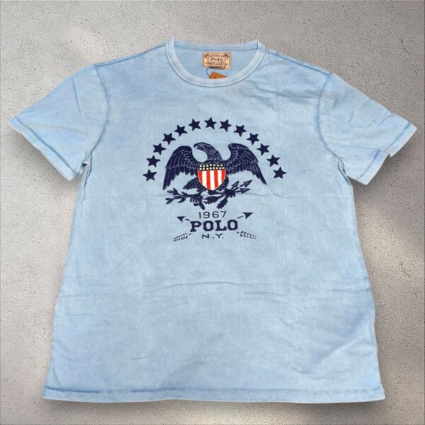 【新品タグ付き】ポロラルフローレン Polo 1967 イーグルデザイン インディゴ Tシャツ