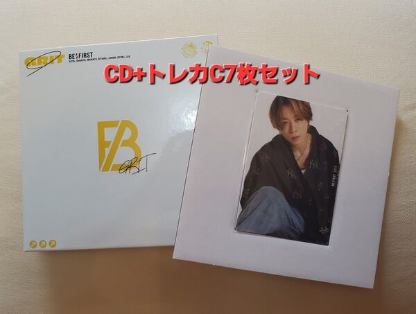 BE:FIRST GRIT CD+封入トレカC7枚セット+スマプラ