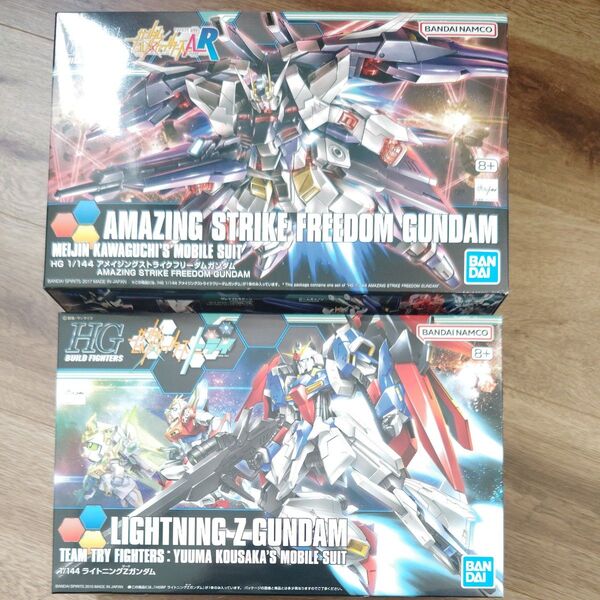 HGBF アメイジングストライクフリーダムガンダム &ライトニングZガンダム ダンボール発送