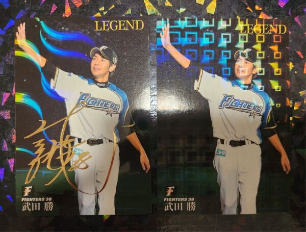 カルビー プロ野球チップス2016 武田勝 日本ハム レジェンドサイン