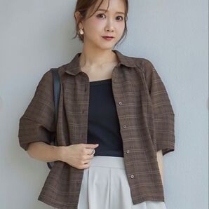 しまむら 田中里奈 mysa closet シアー シャツ M