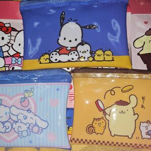 フラットポーチ シナモン ポチャッコ プリン