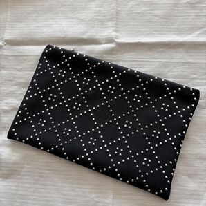未使用品 ChristianDior スタッズ ポーチ クラッチバッグ クリスチャンディオール CD TROUSSE POUCH
