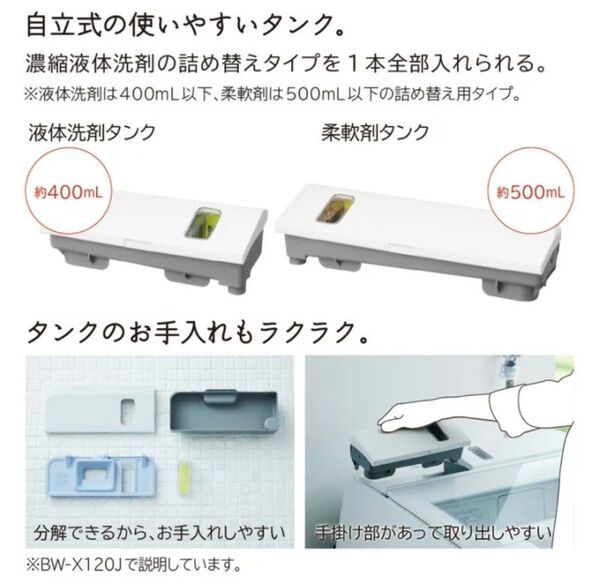 【新品未使用品】定価8000円以上 日立 純正 縦型洗濯機 ビートウォッシュ 液体洗剤タンク 柔軟剤タンク
