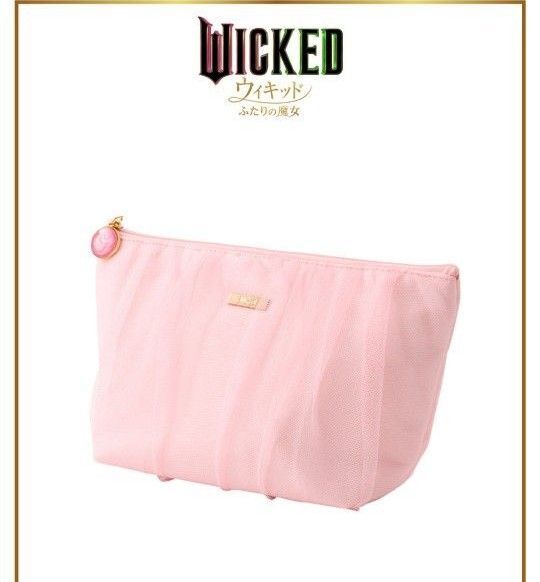 WICKED ウィキッド ポーチ ピンク 3coins スリコ スリーコインズ