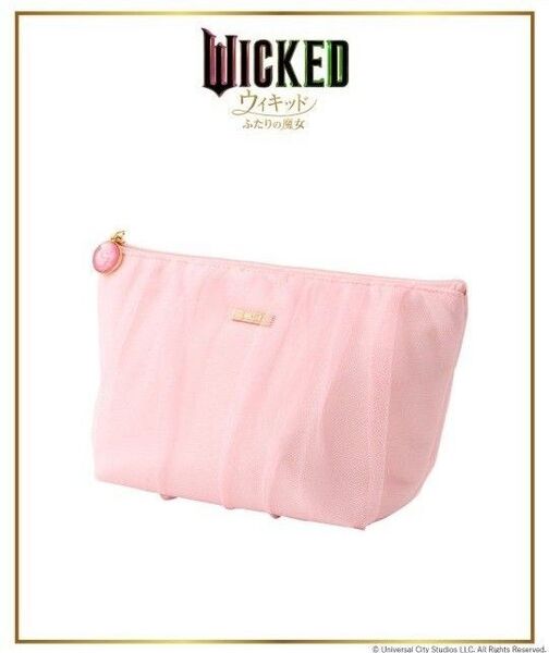 WICKED ウィキッド ポーチ ピンク 3coins スリコ スリーコインズ