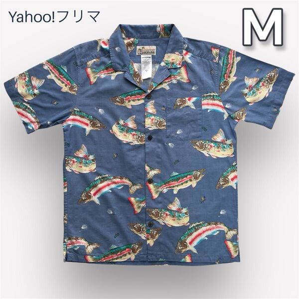 Mサイズ パタゴニア パタロハ 2015 アロハシャツ トラウト ニジマス