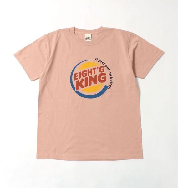極美品!エイトジー☆ヘビーウェイトクルーネック プリントTシャツ L