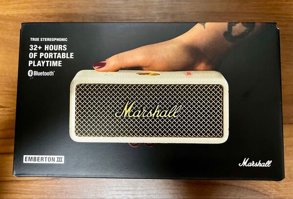 MARSHALL Emberton III Cream マーシャル Bluetoothスピーカー ワイヤレススピーカー