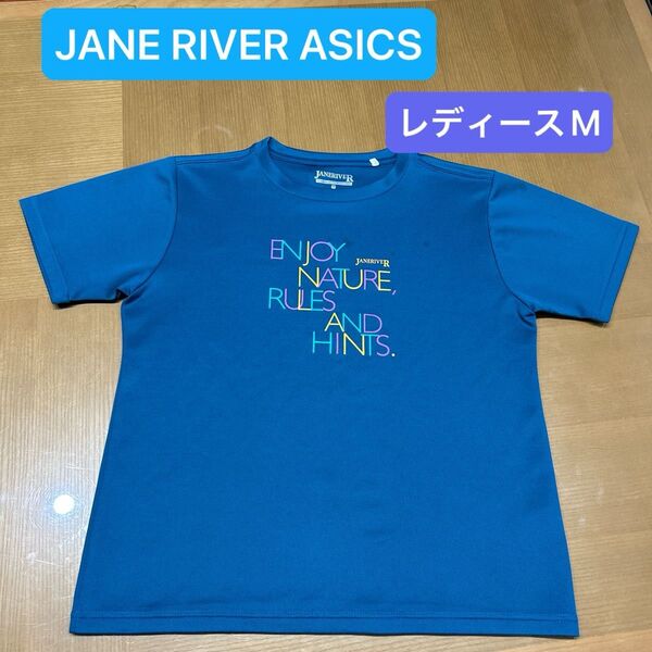 JANE RIVER ASICS ジェーンリバー アシックス Tシャツ 半袖 レディース M 山登り モンベル