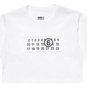 【訳あり】MM6 ロゴTシャツ ホワイト 14Y