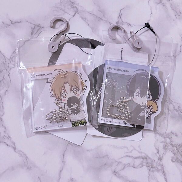 鯛代くん、君ってやつは ボールチェーンアクリルキーホルダー フォトフレーム 鯛代慧真 蛯原勇太 ヤマダ