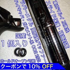 東京マルイ スライド破損対策 CO2 ラバーメタル 高反発バッファー ガバメント バトン カーボネイト M45 ガスガン ガスブロ
