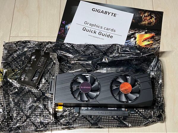 GIGABYTE GTX1650 LP 4GB GDDR6 補助電源不要 DP HDMI DVI ロープロファイル ビデオカード