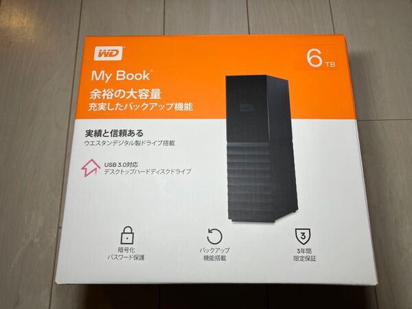 Western Digital 外付けハードディスク My Book 2021 6TB USB 3.0 HDD