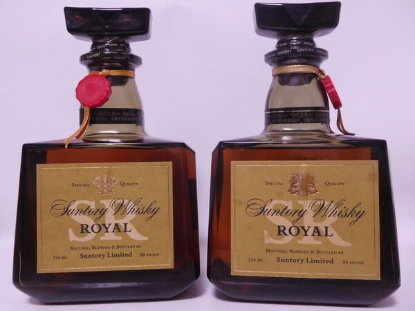 ★古酒☆サントリー ローヤル SR 山崎15年モルト 720ml 43% 2本 ☆SUNTORY ROYAL Yamazaki★