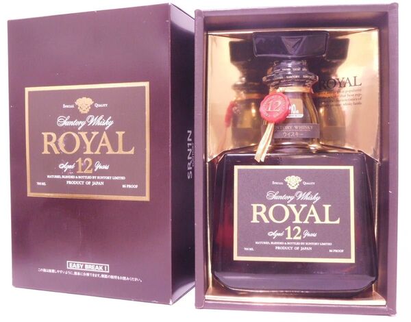 ★古酒☆サントリー ローヤル 12年 黒ラベル 700ml 43% 箱入り☆SUNTORY ROYAL aged 12 year★