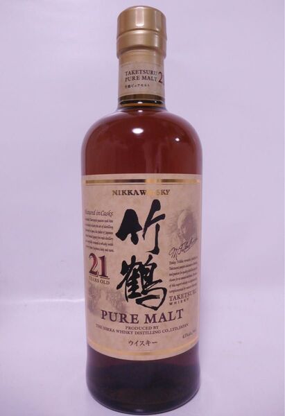 ★古酒☆ニッカ 竹鶴 21年 ピュアモルト 700ml 43% ☆NIKKA TAKETSURU Pure Malt 21yrs★