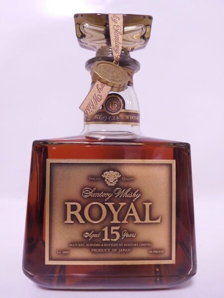 ★古酒☆サントリー ローヤル 15年 ゴールドラベル 750ml 43% シェリー樽貯蔵☆SUNTORY ROYAL 15yrs★