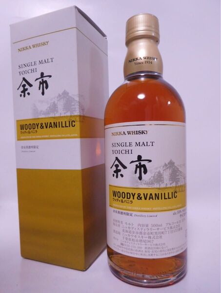 ★限定☆ニッカ 余市蒸溜所限定 ウッディ & バニラ 500ml 55%☆NIKKA YOICHI WOODY VANILLIC★