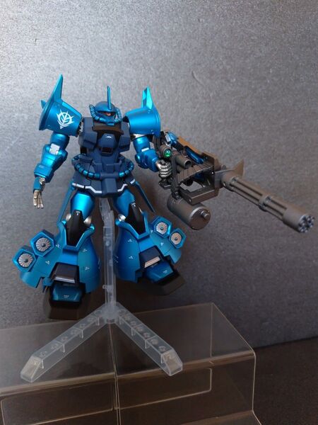 HGUC 1/144 グフフライトタイプ エアブラシ塗装 完成品 HG 1/144 ガンプラ完成品 全塗装 グフ