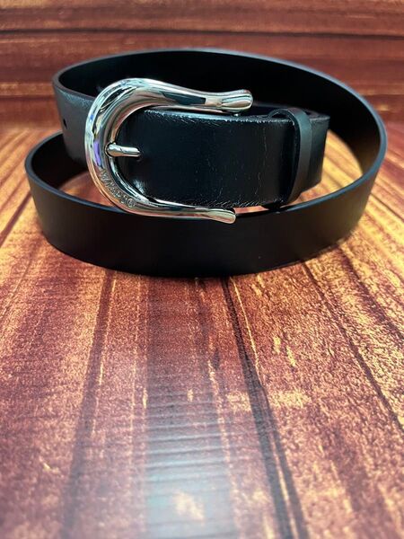 WTAPS ブラック ベルト 25SS HOOF BELT