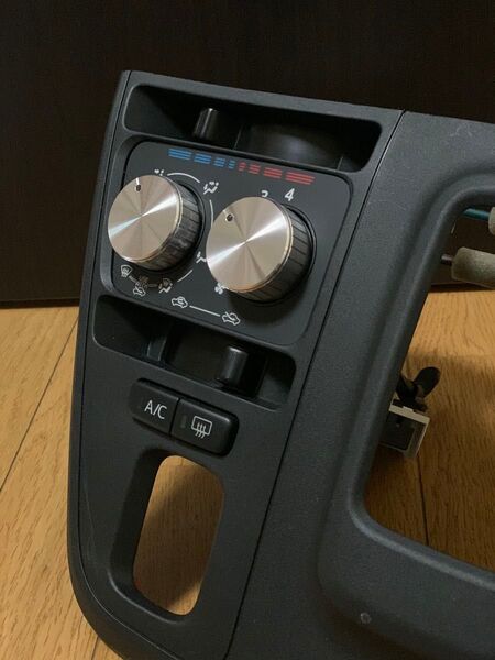 シルバー ダイハツ ハイゼットカーゴ S331v S321v アルミ エアコンダイヤル スイッチ hijet cargo ピクシス