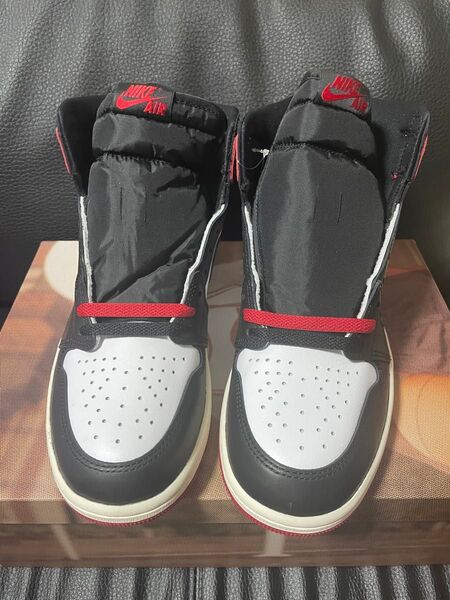 26.5cm Nike Jordan1 Black Toe Reimagined