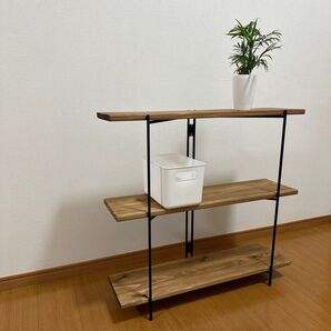 アイアンシェルフ アイアンラック 折り畳みラック マルシェ什器 観葉植物棚 キャンプラック