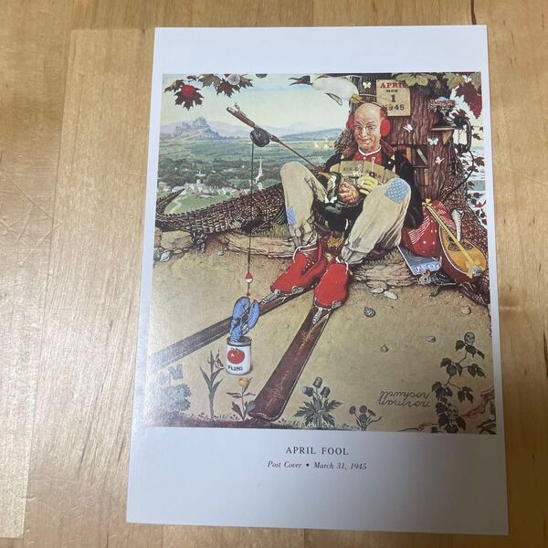Norman Rockwell ポストカード