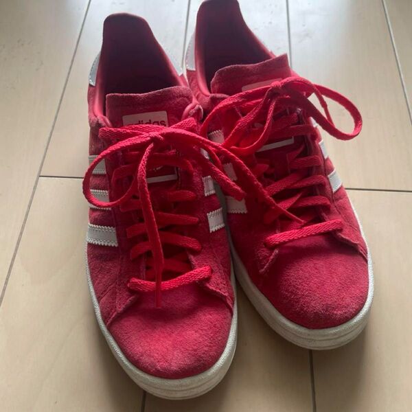 adidas campus スニーカー レッド 23.5㎝