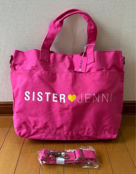 SISTER JENNI ショルダーバッグ ピンク トートバッグ 大容量
