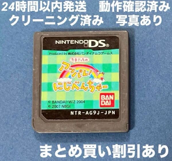たまごっちのプチプチおみせっち にじぺんちゃー NTR-AG9J-JPN ソフトのみ DS 任天堂 Nintendo カセット