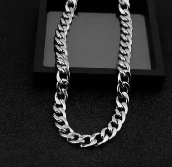 ステンレスチェーンネックレス メンズ レディース 韓国 シンプル シルバー アクセサリー ストリート