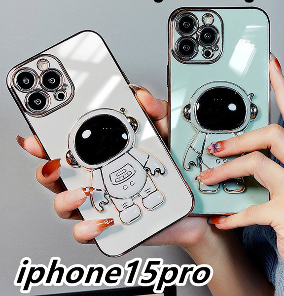 iphone15proケース カーバー TPU 可愛い お洒落 韓国 軽量 ケース 耐衝撃 高品質 ホワイト1