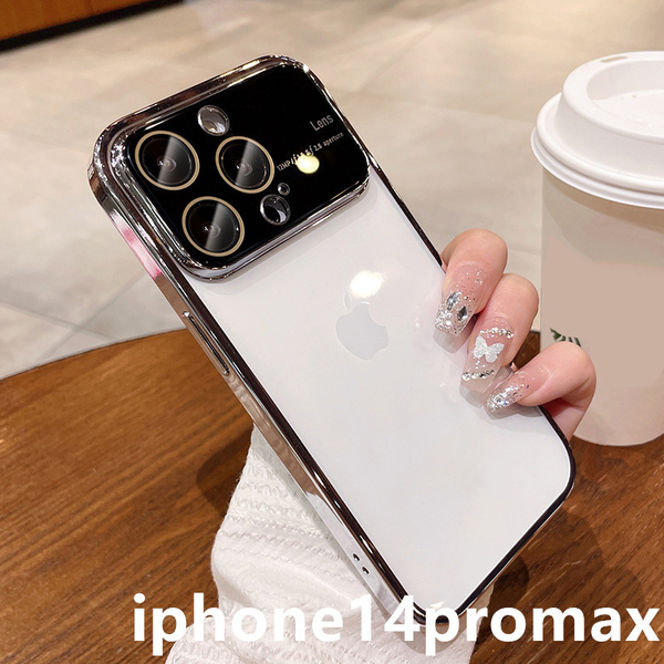 iphone14promaxケース カーバー TPU 可愛い お洒落 軽量 指紋防止 ケース 耐衝撃 ホワイト1
